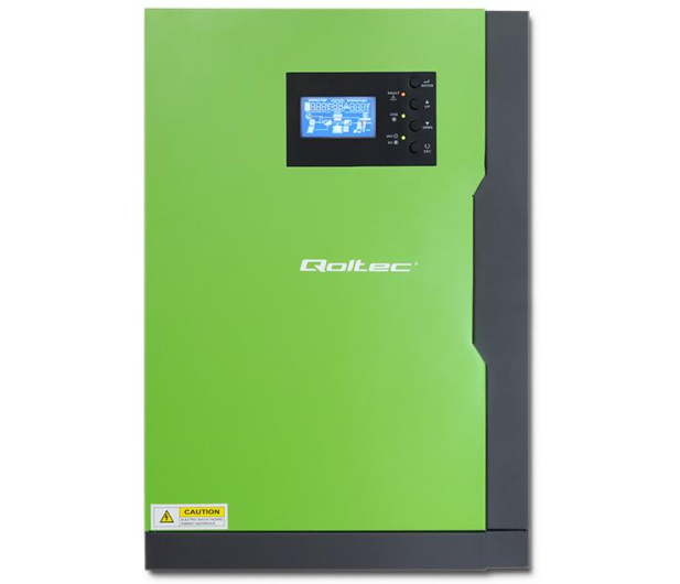 Qoltec OUTLET - Inwerter solarny hybrydowy Off-Grid 5.5kW / 100A / - 1537056 - zdjęcie 2